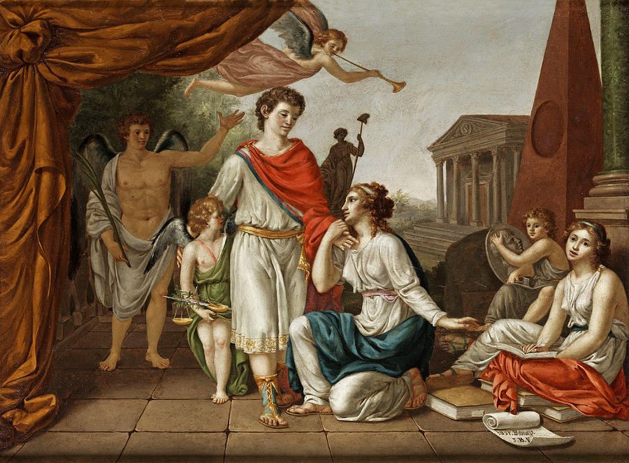 Allegory of Just Governance Painting by Jean Bernard