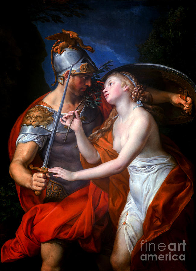 Allegory of Peace and War by Pompeo Girolamo Batoni Photograph by Carlos Diaz