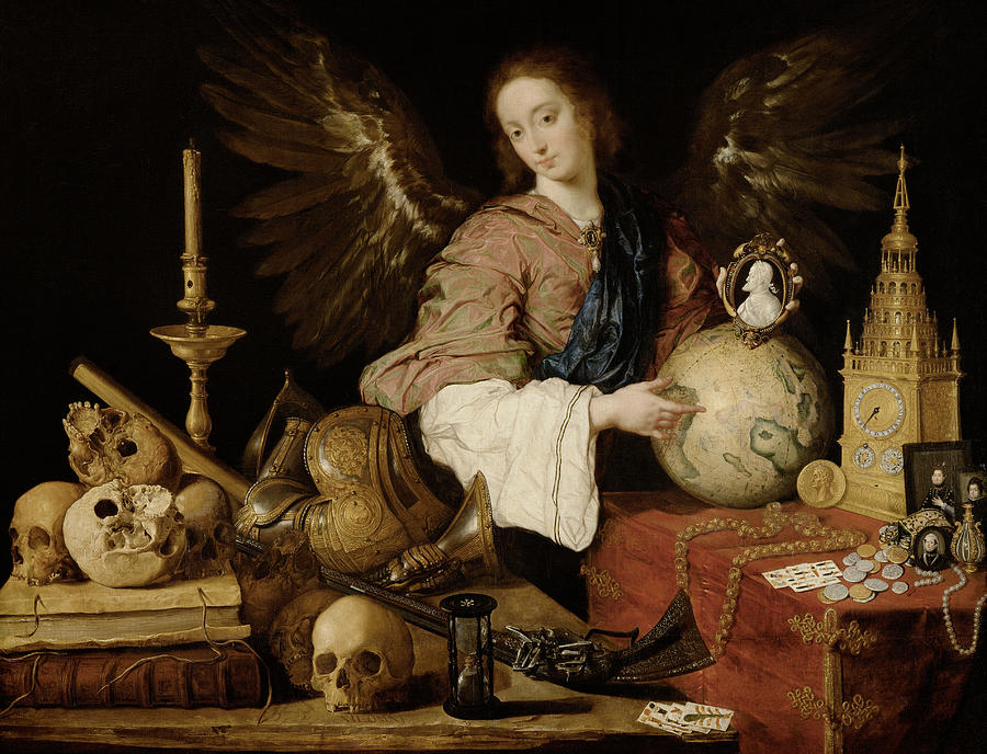 Allegory of Vanity, 1632-1636 Painting by Antonio de Pereda