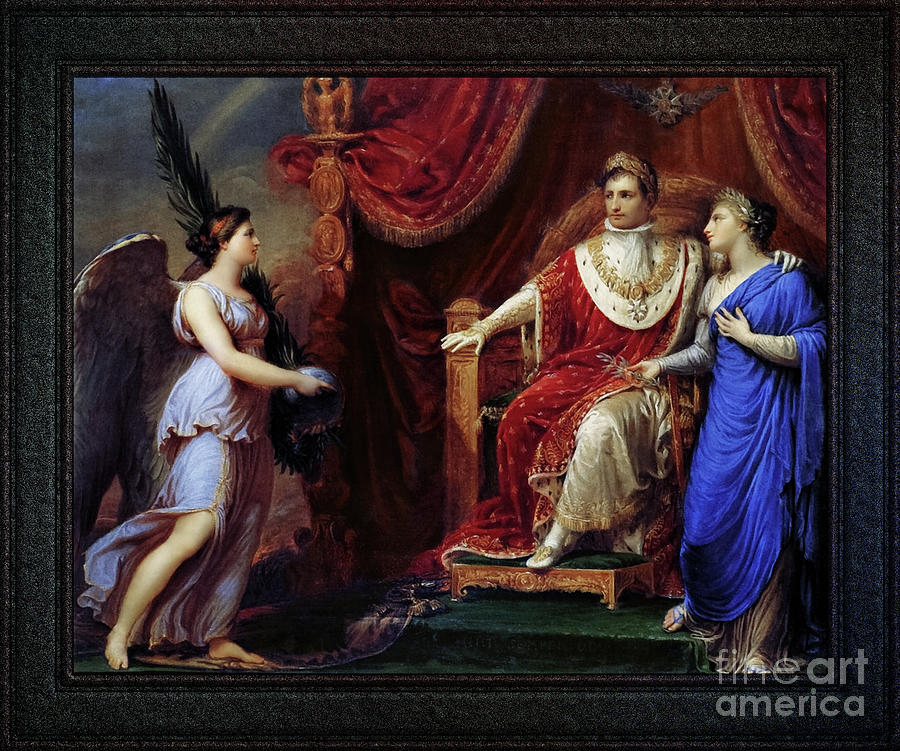 Allegory on the Peace of Pressburg by Andrea Appiani Classical Art Old Masters Reproduction Painting by Rolando Burbon