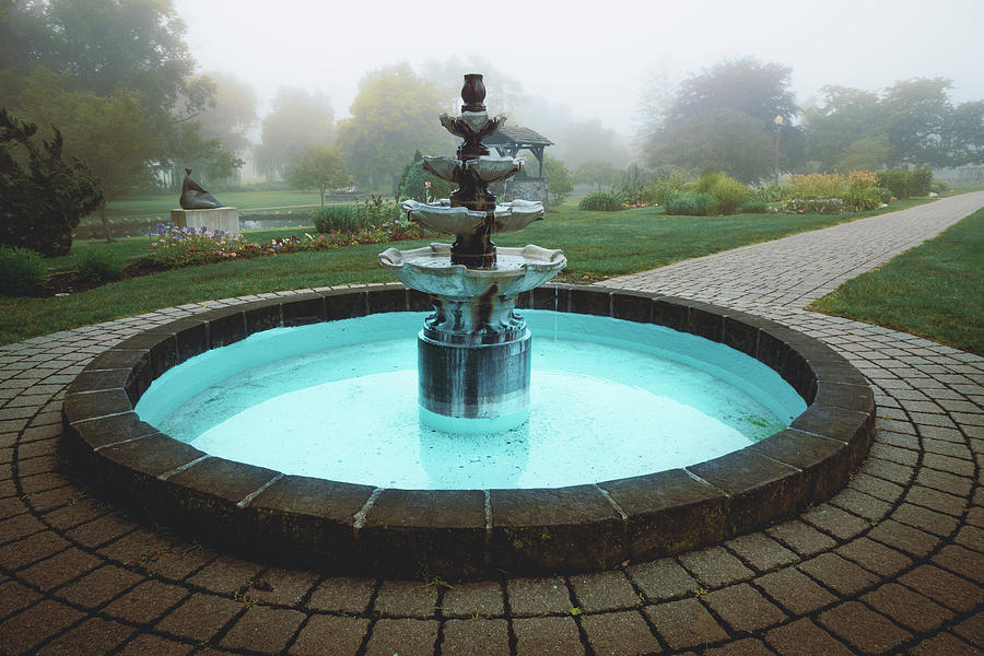 Allentown Rose Gardens Water Fountain Photograph by Jason Fink