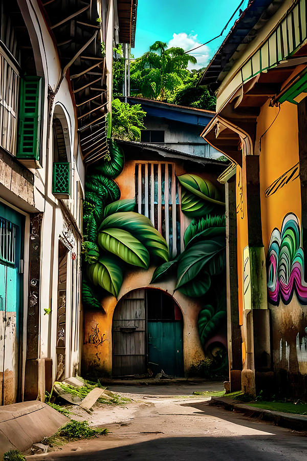 Panama Digital Art - Alley  by Gabriel Cusmir
