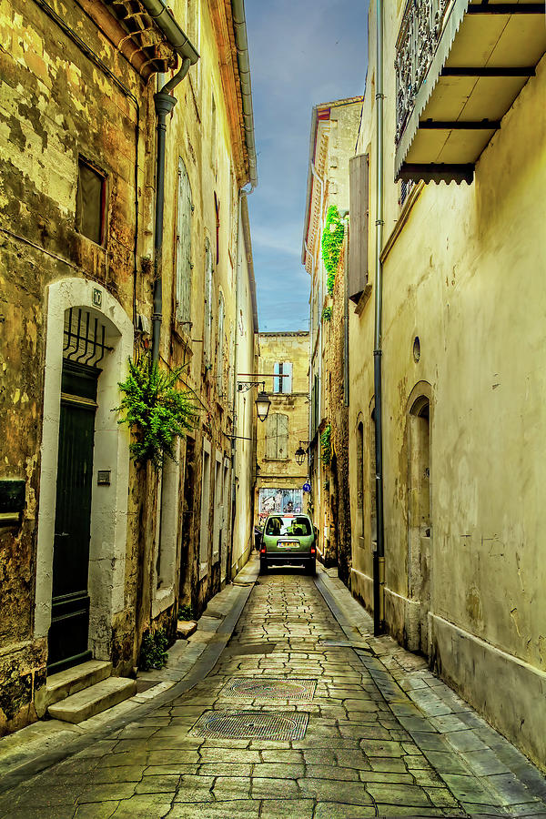 Architecture Photograph - Alley in Avignon by Kay Brewer