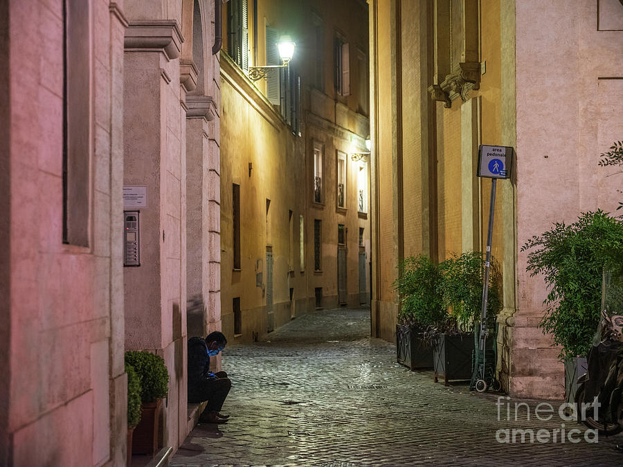 Alley In Rome Photograph