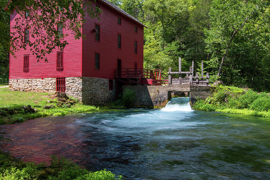 Alley Mill in Summer Photograph by Steve Stuller