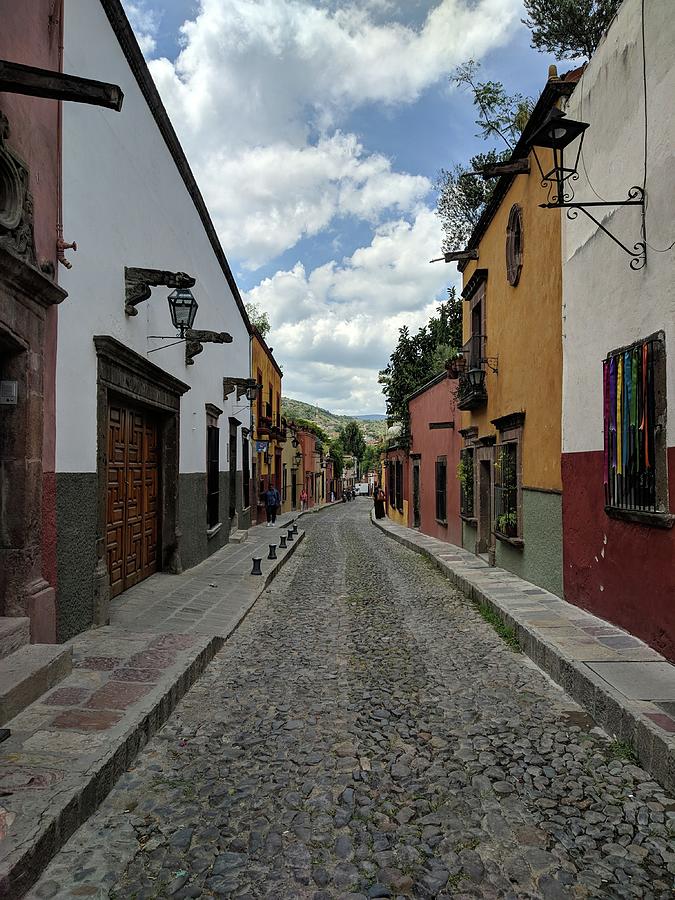 Alley of San Miguel de Allende Tapestry - Textile by Eduardo Garcia 