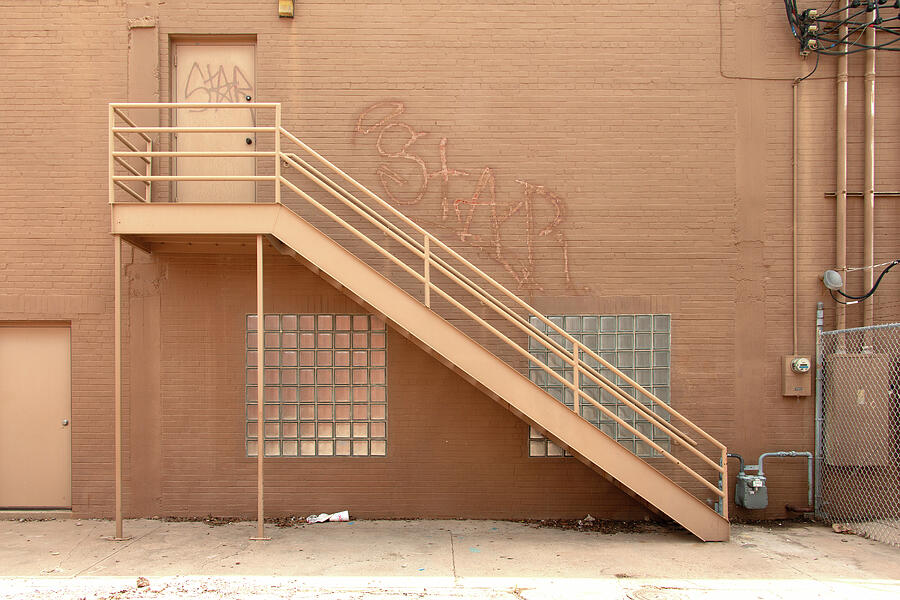 Alleyway Fire Escape Photograph by Linda Buckman - Fine Art America