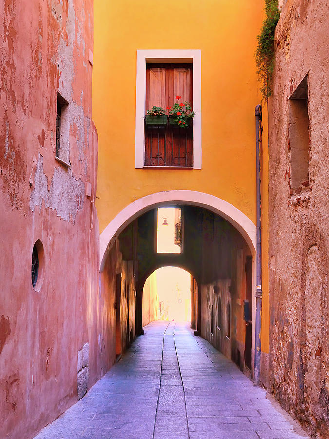 Alleyway in Cagliari Sardinia Photograph by Dominic Piperata