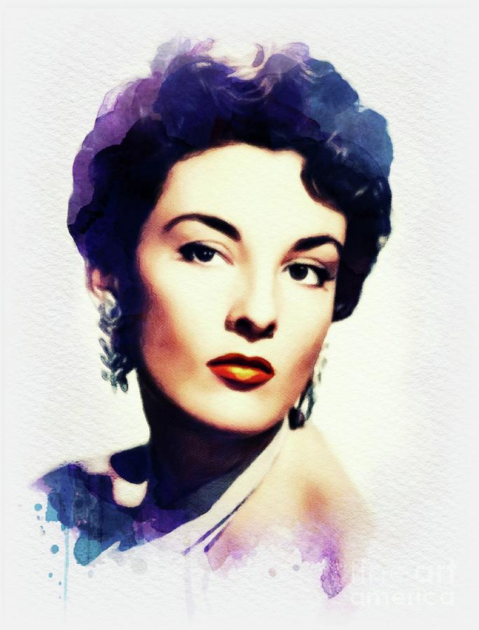 Allison Hayes, Movie Legend Painting by Esoterica Art Agency - Fine Art ...