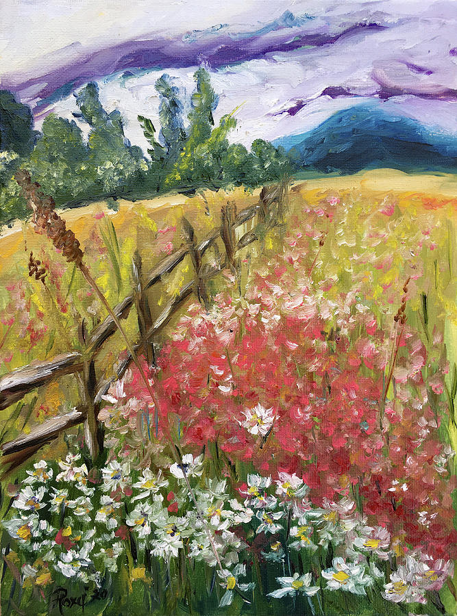French Countryside Painting by Roxy Rich