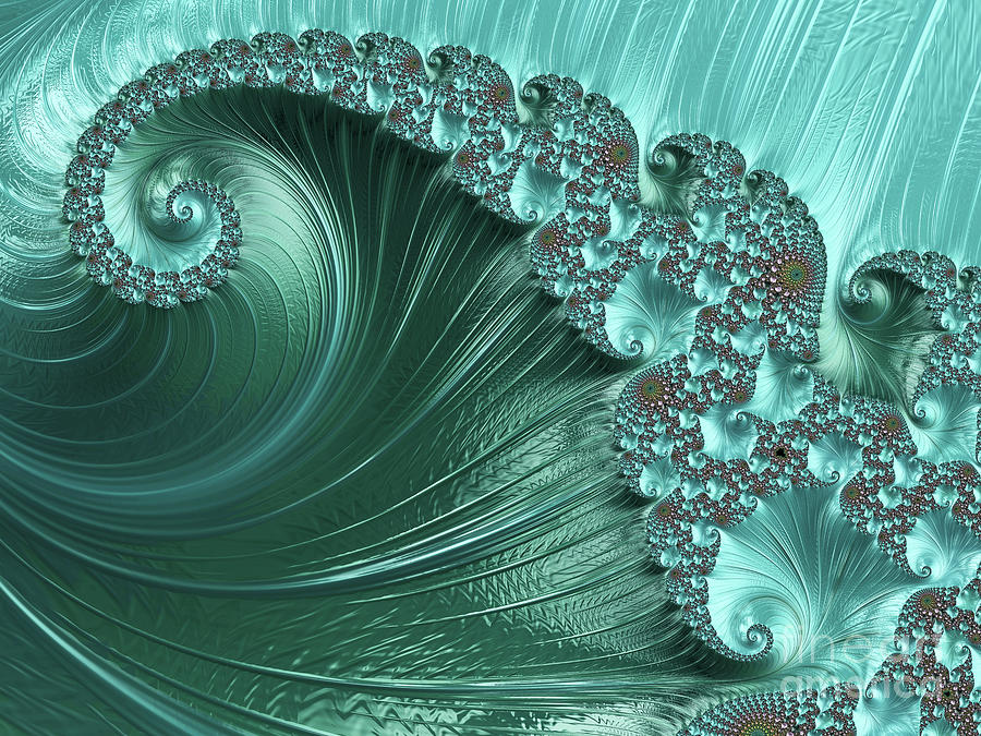 Alluring Ocean Spiral by Elisabeth Lucas