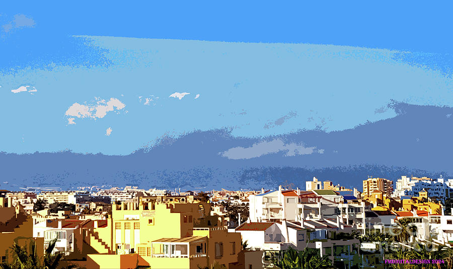 Almeria Art Sky Digital Art by Francesca Mackenney