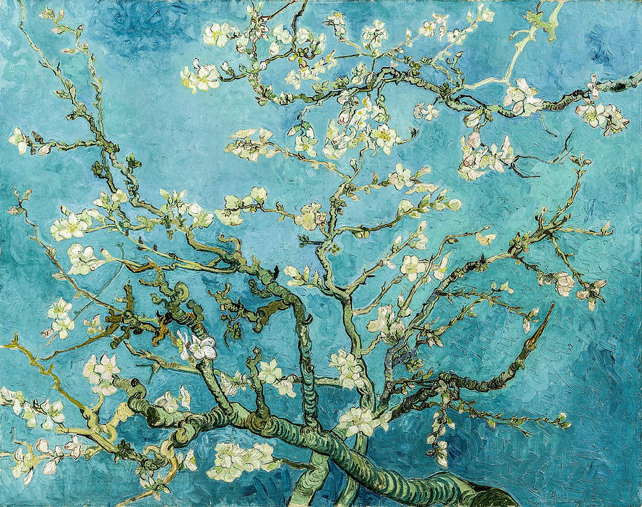 Almond Blossom by Vincent van Gogh Painting by Orca Art Gallery - Fine ...