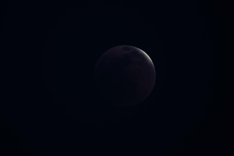 Almost Gone - Total Eclipse 15may2022 Photograph