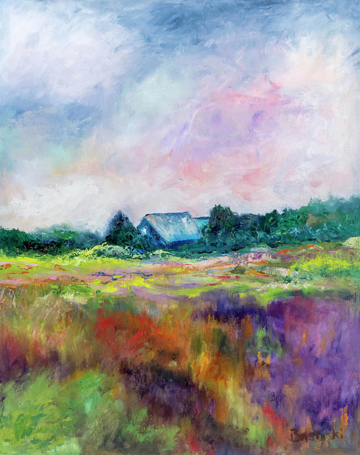 Landscape Painting - Almost Home by Nancy Basinski