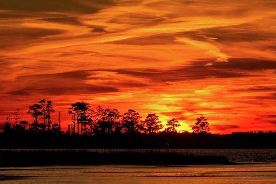 Sunset Photograph - Almost Nighttime by Liza Eckardt