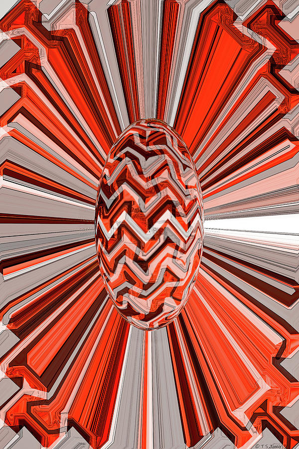 Aloe Slices Abstract 1793ps1d Digital Art by Tom Janca