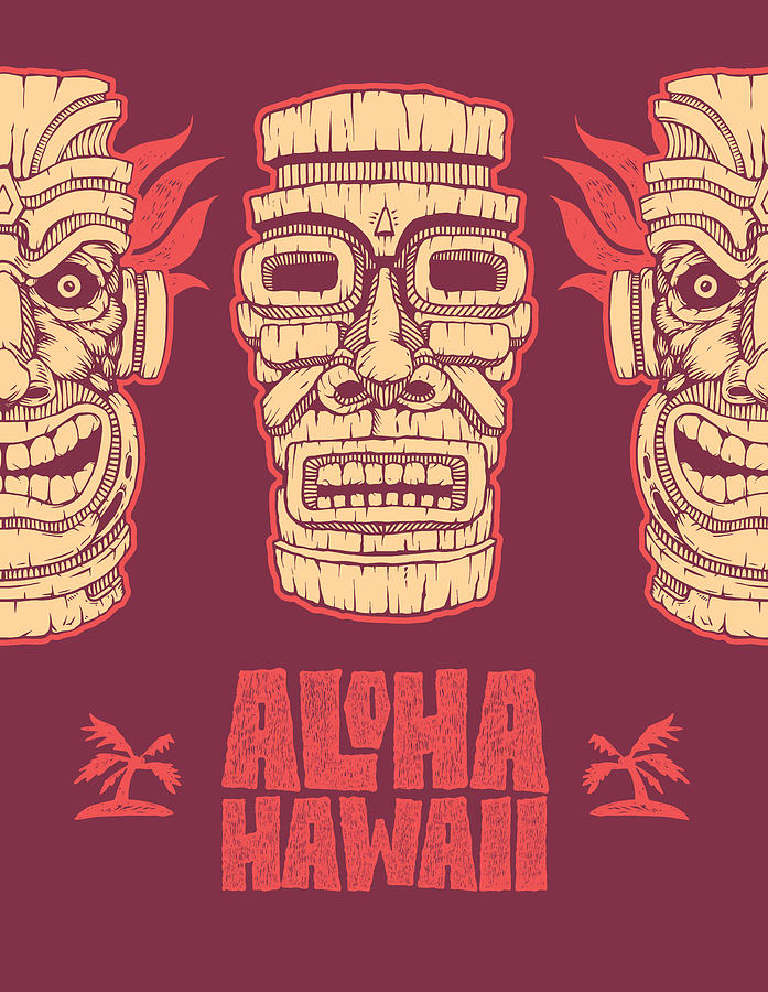 Aloha Hawaii Drawing by Jumpingsack