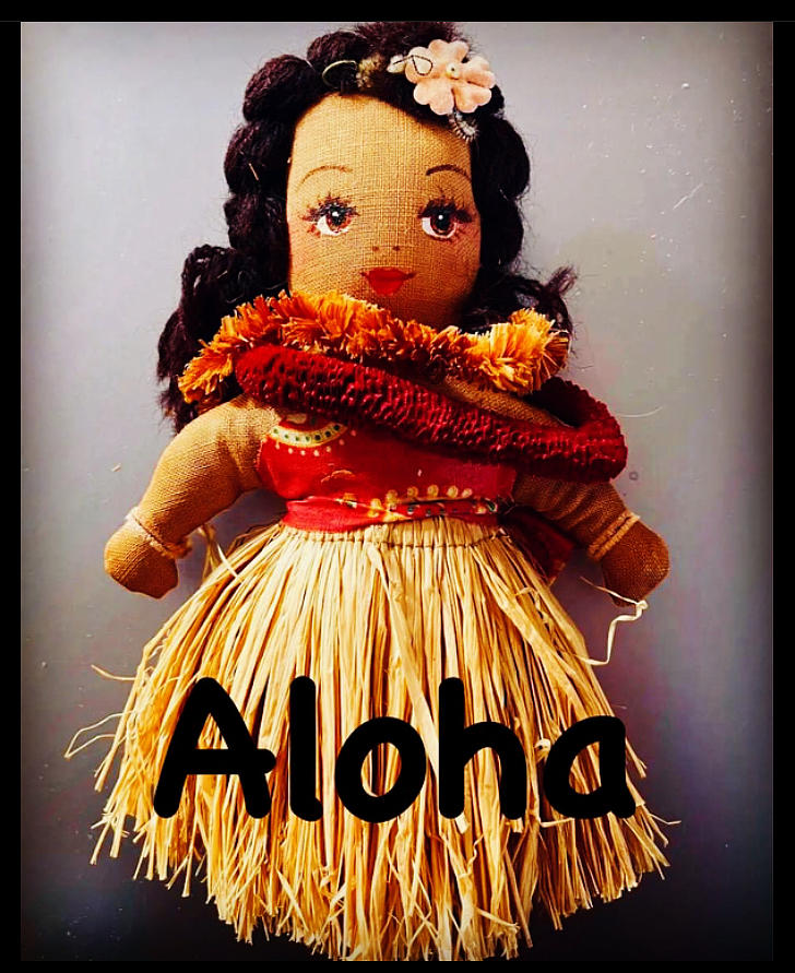 Doll Photograph - Aloha Hula by Renee Tay