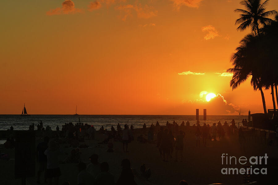 Aloha Sunset Photograph by Diana Mary Sharpton
