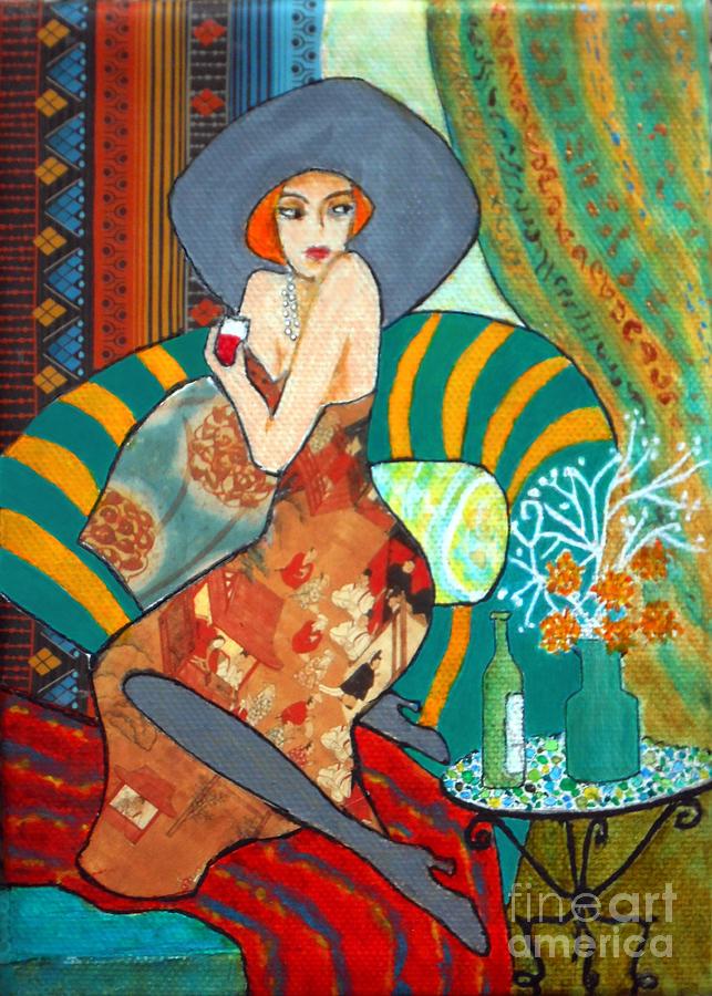 Alone -- After Isaac Maimon Mixed Media by Jayne Somogy