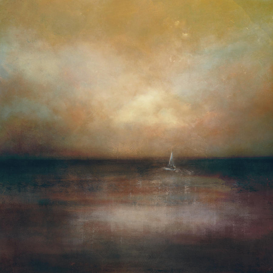 Alone At Sea Painting by Jai Johnson