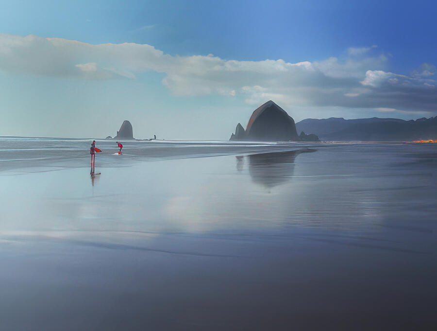 Alone On The Beach Photograph by Jim Signorelli Alone On The Beach Photograph by Jim Signorelli