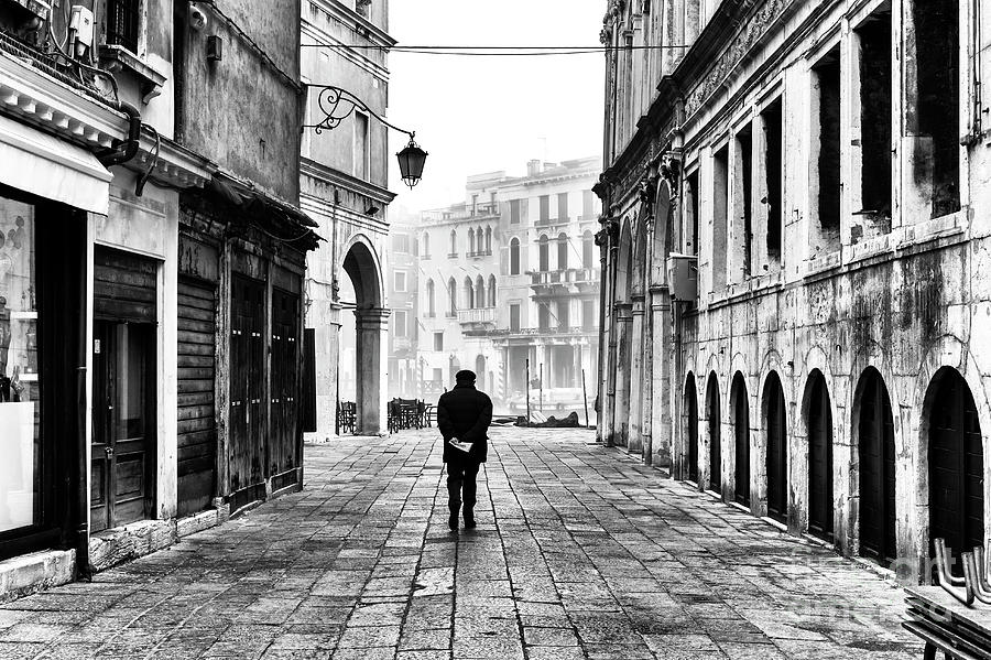 Alone With My Thoughts in Venice Italy Photograph by John Rizzuto