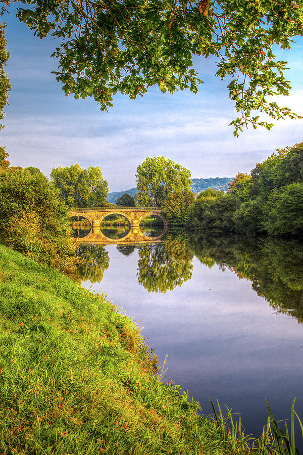 Along a French Canal Photograph by W Chris Fooshee