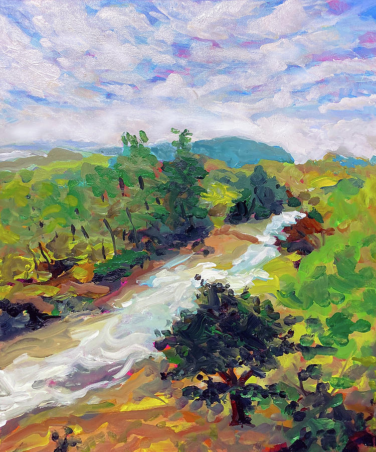Along The Frio River Painting
