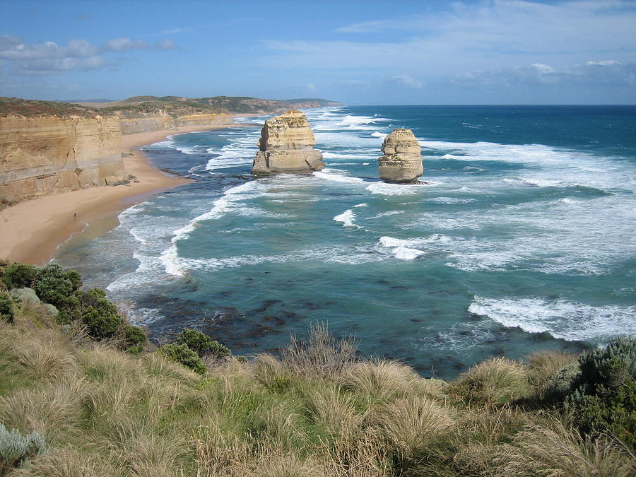 Along the Great Ocean Road Photograph by Calvin Boyer