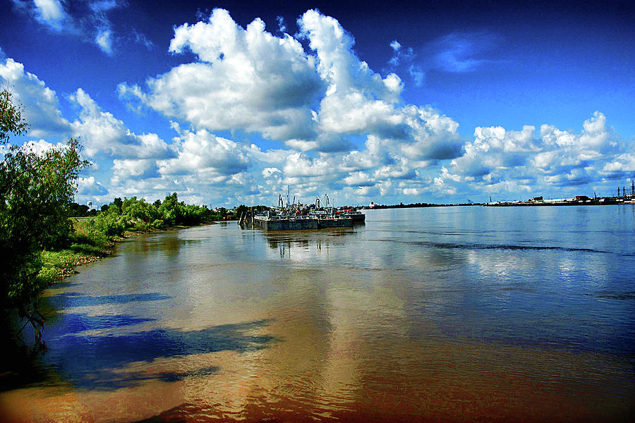 Along the Mississippi Photograph by Anthony M Davis