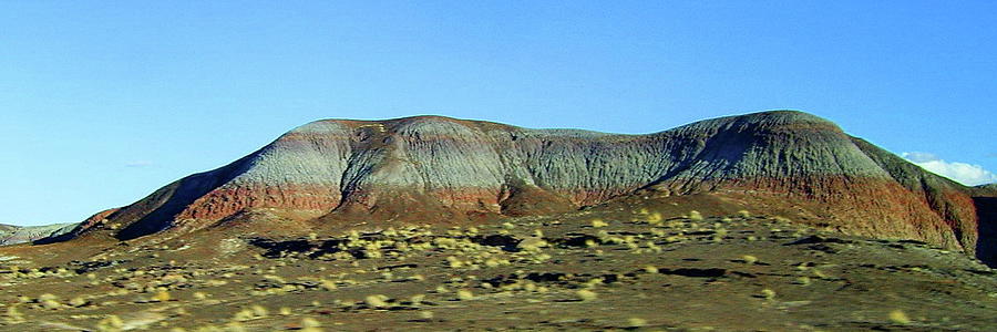 Along the Painted Desert in Arizona, Panoramic View Photograph by Lyuba Filatova