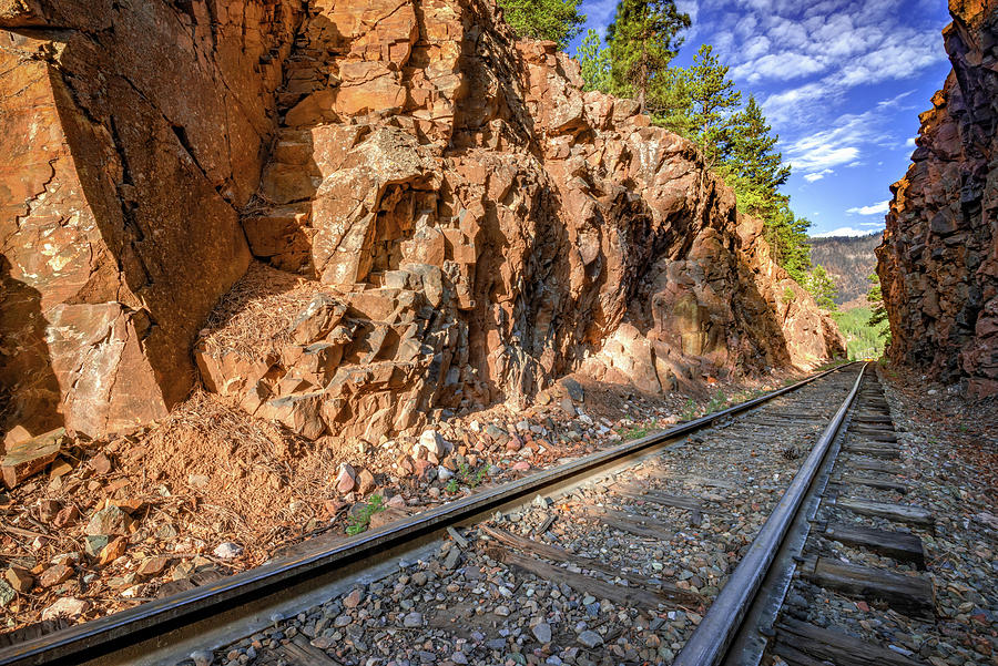 Along The Rails In The San Juan Mountains Of Colorado Photograph by Gregory Ballos