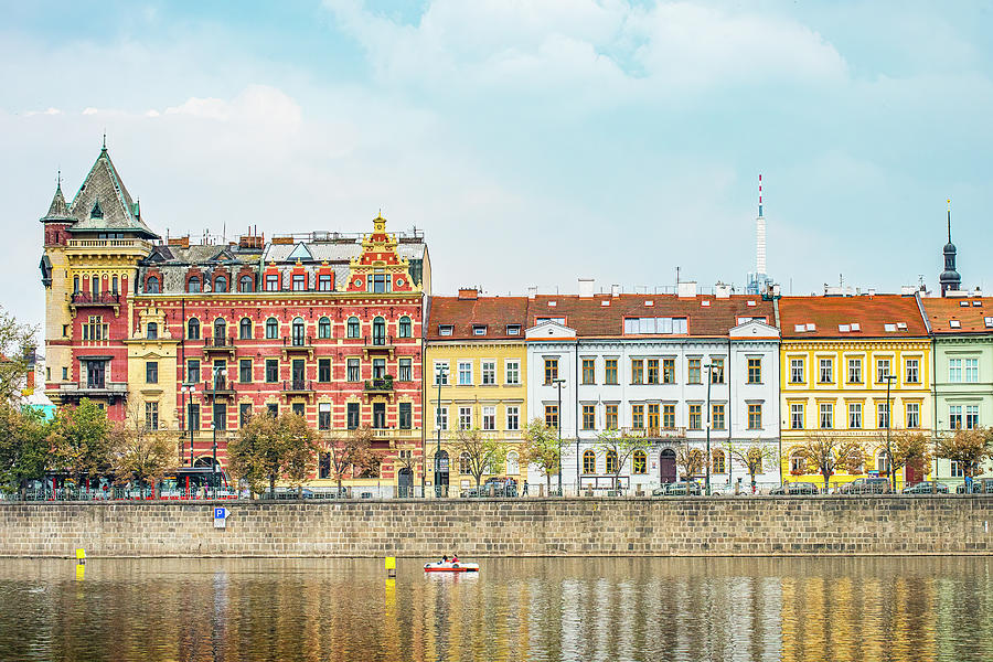 Czech Republic Photograph - Along The River In Prague by Marla Brown