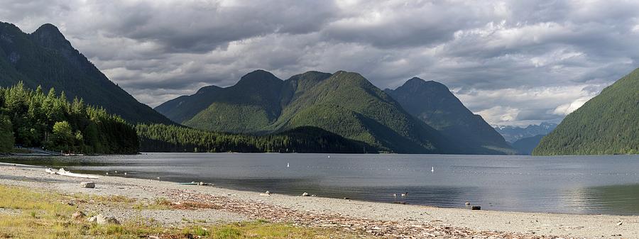 Alouette Lake Beach in Golden Ears Park Photograph by Michael Russell