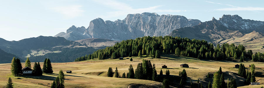 Alpe di Siusi Seiser Alm Gruppo del Catinaccio Alpine meadow Ita Photograph by Sonny Ryse