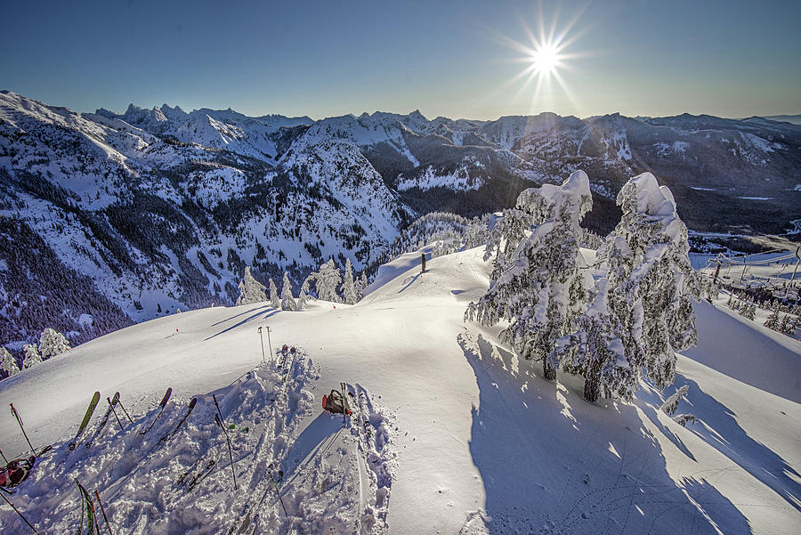 Alpental Sun Photograph by Geoffrey Ferguson