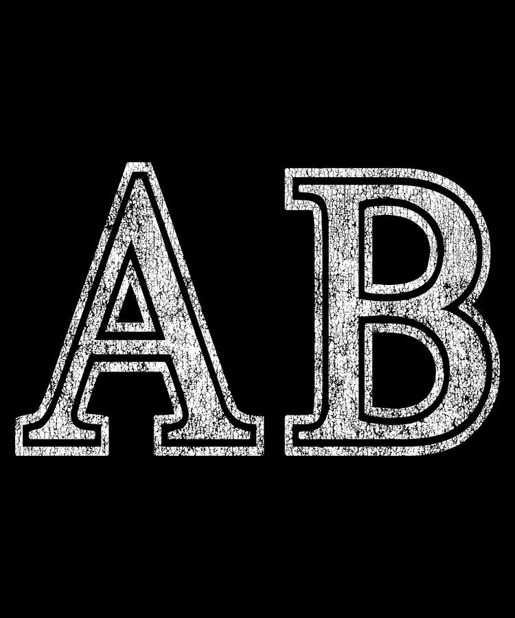 Alpha Beta Ab Retro Digital Art by Flippin Sweet Gear