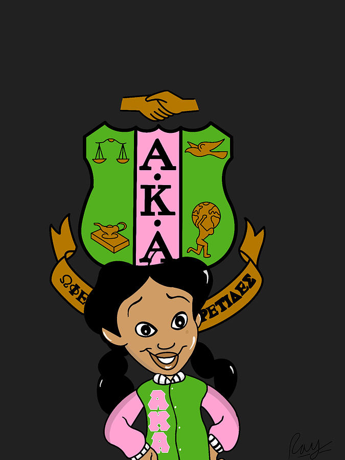 Alpha kappa Alpa Sorority Inc. Digital Art by Ray Andstpaint | Fine Art ...