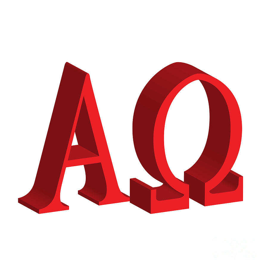 Alpha Omega 3D Block Letters by Bigalbaloo Stock