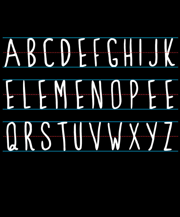Alphabet Elemeno Digital Art by Flippin Sweet Gear