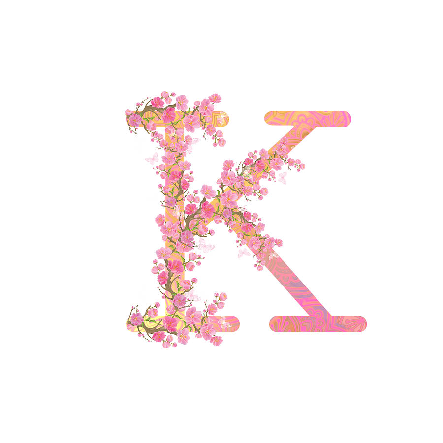 Alphabet letter K Digital Art by Iulian Irina - Pixels