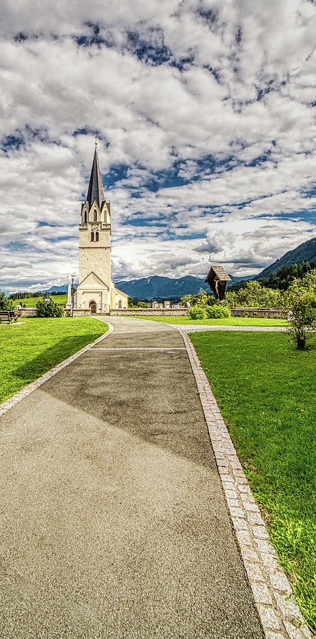 Alpine church Photograph by Vivida Photo PC