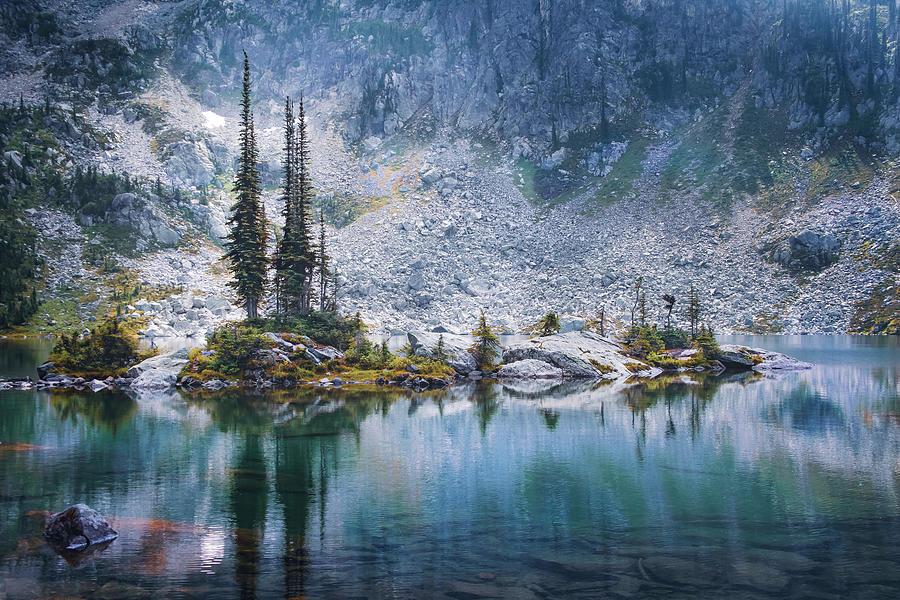 Alpine Lake British Columbia  Photograph by David Chasey