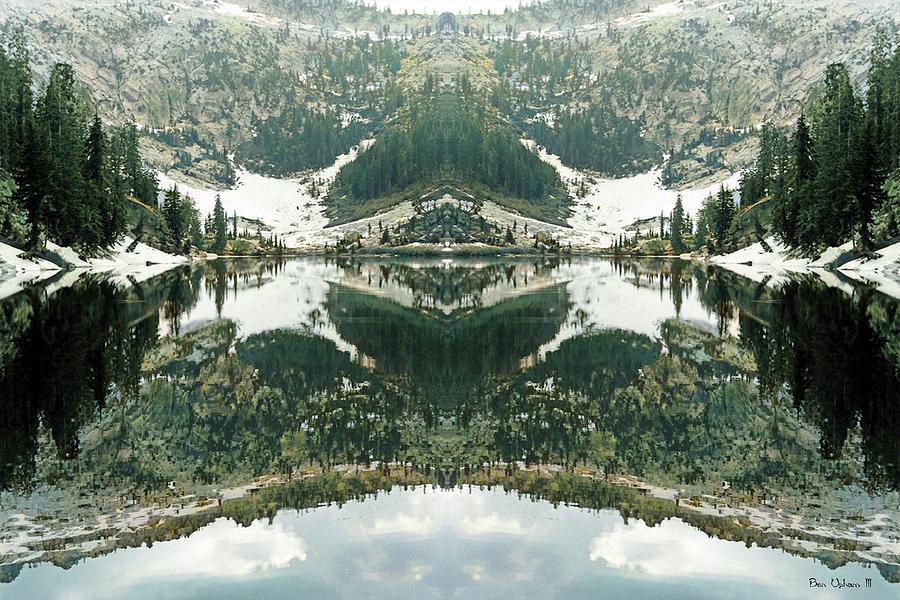 Alpine Lake Mirror #2 Photograph by Ben Upham III