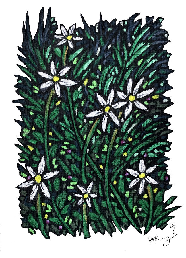 Alpine Lilies Pastel by Patrick Kochanasz
