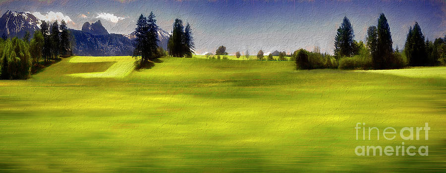 Alpine Meadows Digital Art by Edmund Nagele FRPS