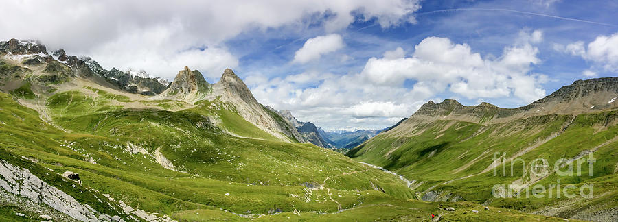 Alpine panorama, the Alps in summer Photograph by Delphimages Photo Creations