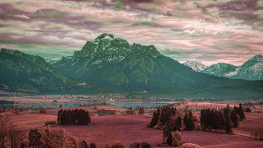 Alpine Panorama - Surreal Art By Ahmet Asar Digital Art